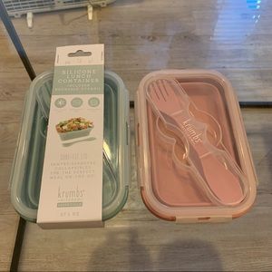 Krumbs Kitchen Collapsible Silicone Food Container
